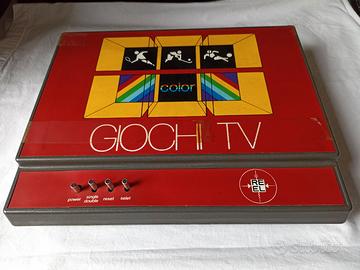 RE-EL Console vintage analogica "Giochi TV Color"