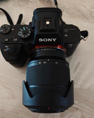 Fotocamera Sony A7iii + obiettivo 28-70, F/3.5-5.6