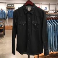 Camicia Replay in cotone catramato taglia S 