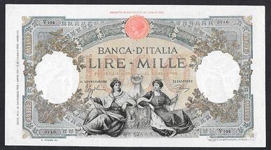 Banconota lire 1000 del 28.11.1942