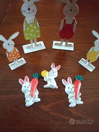 Set 3 calamite coniglio pasquale 