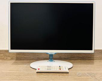 TV LED Samsung 24" FHD Bianco, molto bello