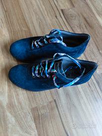 Sneakers Melluso Walk in camoscio blu