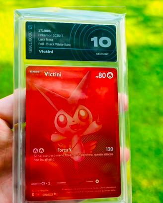 Victini AI grading 10 luce nera