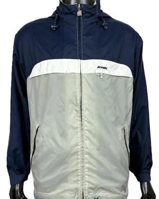 K-Way Giacca Impermeabile Uomo Taglia M Flyway Blu