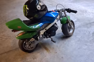 Minimoto 75cc FUNZIONANTE + casco compreso