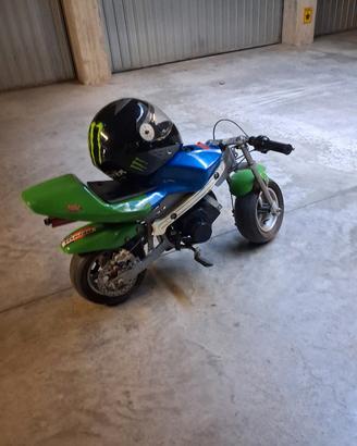 Minimoto 75cc FUNZIONANTE + casco compreso