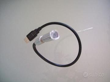 Asta flessibile LUCE LAMPADA USB PC Netbook TABLET