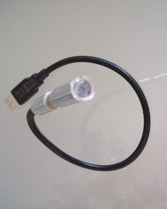 Asta flessibile LUCE LAMPADA USB PC Netbook TABLET