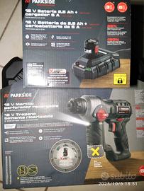 Parkside trapano battente 12v.  
