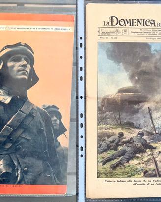 CRONACHE DELLA GUERRA e LA DOMENICA DEL CORRIERE