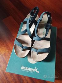 Sandali infradito neri BioNatura, misura 36