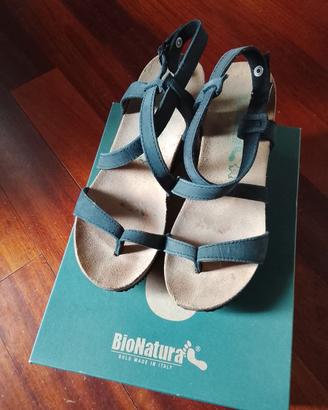 Sandali infradito neri BioNatura, misura 36