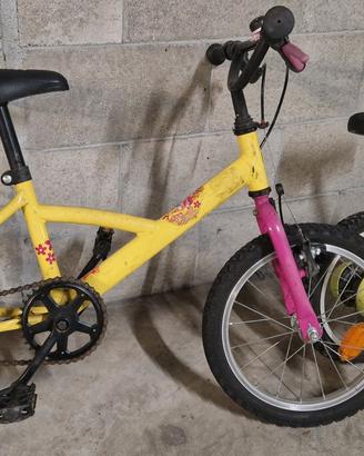 bici bimba ruote 16'