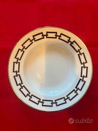 Ginori catene Gio Ponti piatto fondo zaffiro