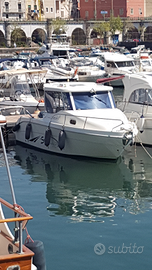 Barca a motore cabinata