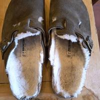 ciabatte Birkenstock, usate pochissimo ,numero45