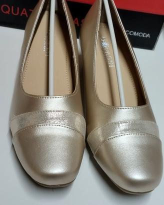 Décolleté Quattropassi color ORO taglia 37
