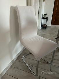 Set 4 sedie bianche