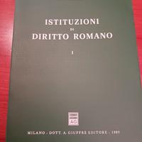 Libro 'Istituzioni di Diritto Romano Vol. I'