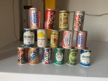 Lattine di birra Mignon vintage