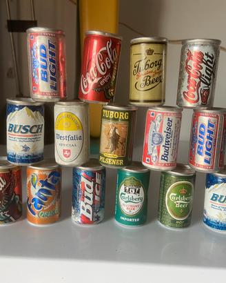 Lattine di birra Mignon vintage