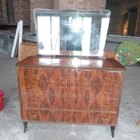 comò con specchio anni 50 vintage 