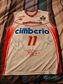 Maglia Pallacanestro Varese 2010-11 Thomas firmata