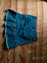 Minigonne bimba 12a jeans