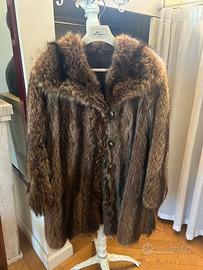 Pelliccia vintage marrone