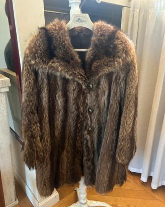Pelliccia vintage marrone