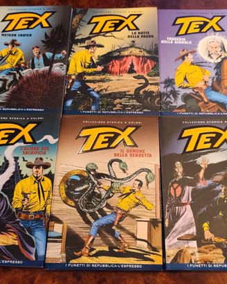 lotto 6 volumi Tex collezione 