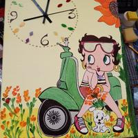orologi dipinti su tela