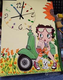 orologi dipinti su tela