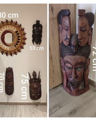 stile etnico statue, quadri e specchi 
