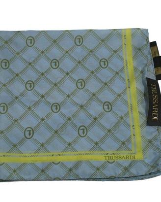 Piccolo foulard di seta monogram di Trussardi