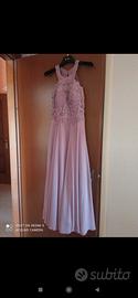 abito cerimonia rosa antico tg S 