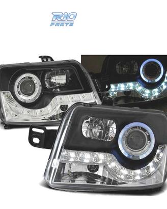 FARI DIURNI FIAT PANDA 03-09 NERI