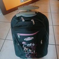 Zaino trolley con rotelle per la scuola 