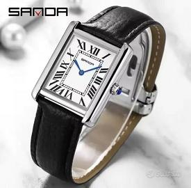 Orologio Sanda stile cartier tank - diversi colori