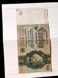 banconota Reichsbanknote 1933 Germania