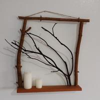 Quadro porta vela artigianale 