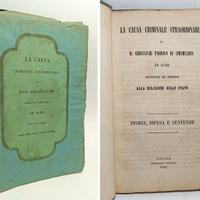 LACAUSA CRIMINALE STRAORDINARIA GRIGNASCHI 1849