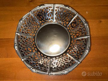 Centrotavola in acciaio Inox Motta