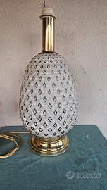 LAMPADA TAVOLO VINTAGE MURANO VETRO ANANAS ANNI 70