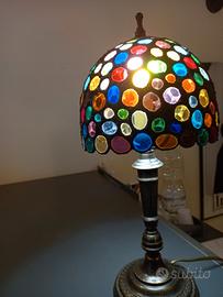 Lampada vetro piombato liberty