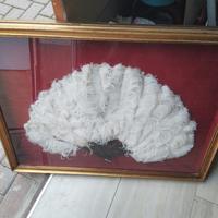 ventaglio da teatro penne di  struzzo