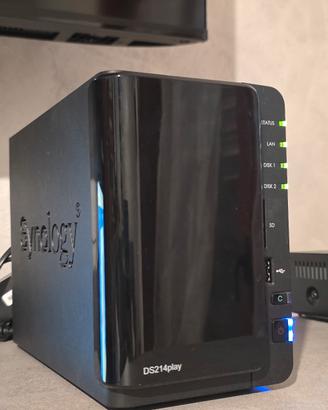 NAS Synology DS214play + 2 HDD Western Digital 2tb