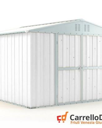 Box struttura lamiera Acciaio 327x307cm bianco
