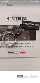 Maria Cristina Sterling anello  unisex nuovo.